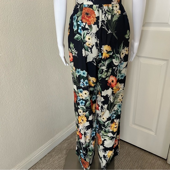 Anthropologie Yumi Kim Floral Flowy straight leg Jumpsuit size Small - Picture 9 of 16